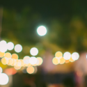 Blurred lights at a festival.