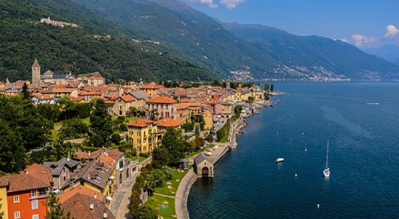 Lake Maggiore in Italy.