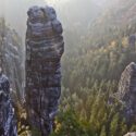 Rock formation in Saxon Switzerland National Park