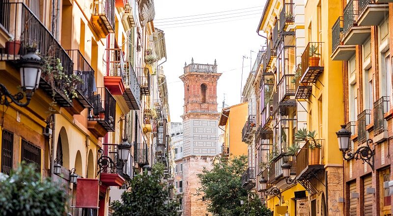 Valencia, Spain. Street view.