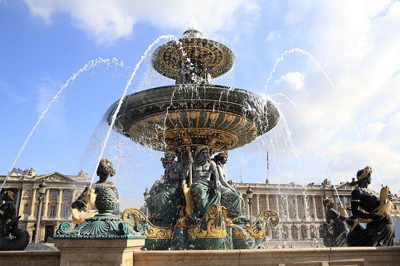 Fountain in Paris, France