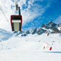 Ski lift in Alpine ski resort