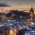 Edinburgh at sunset